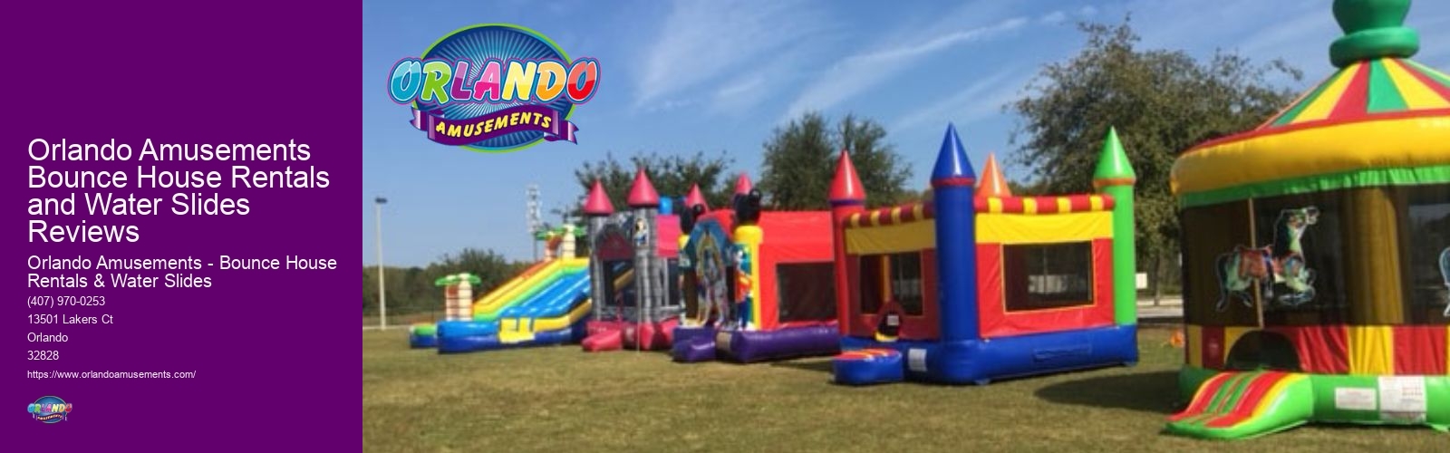 Orlando Amusements Bounce House Rentals and Water Slides Reviews